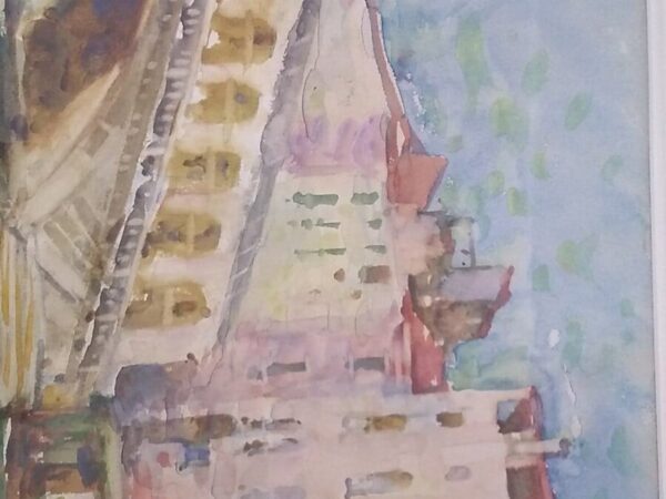 The Rialto Bridge, Venice by Gertrude Crompton watercolour Miscellaneous 5