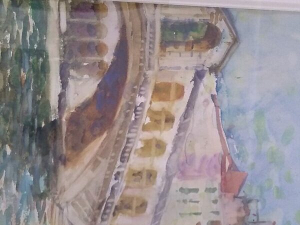 The Rialto Bridge, Venice by Gertrude Crompton watercolour Miscellaneous 4