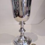 Victorian Silver Plated & Gilded Goblet Chalice by John Edward Walter, John Barnard, London cups Miscellaneous