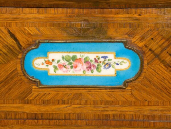 A Very Fine French Tulipwood Desk Tray - Image 3
