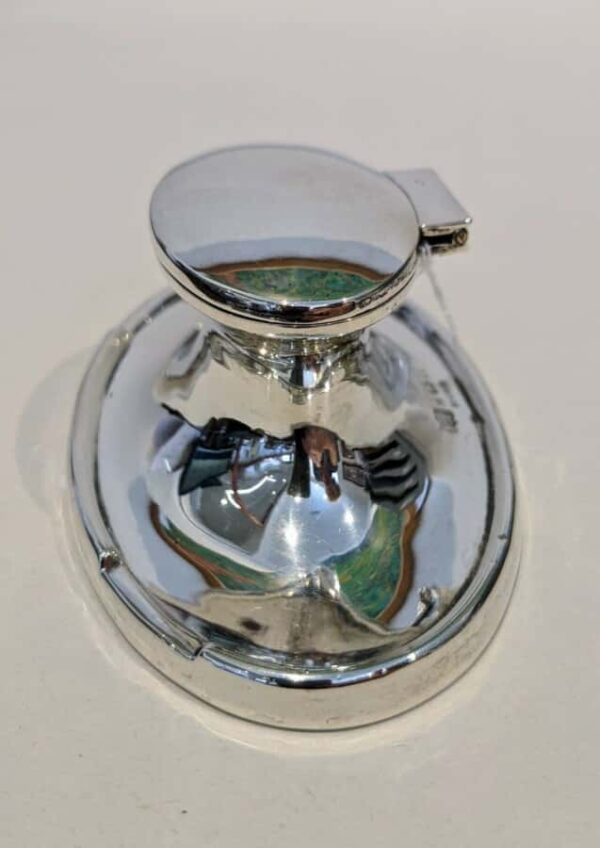 Capstan Ink Well Antique Silver Miscellaneous 4