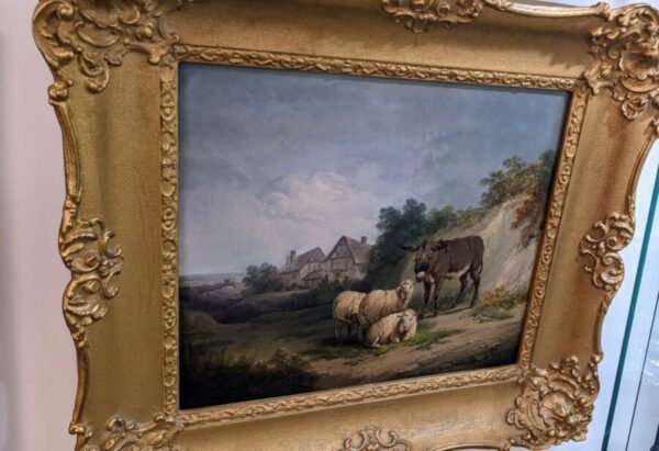 Donkey and Sheep Oil animals painting Miscellaneous 3