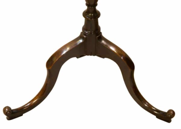 Fine Geo III mahogany wine table - Image 4