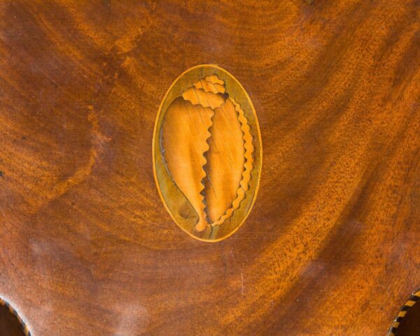 George III inlaid mahogany knife box - Image 3