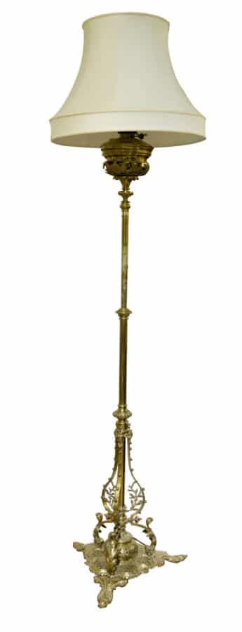 Good quality brass standard lamp Antique Lighting 3