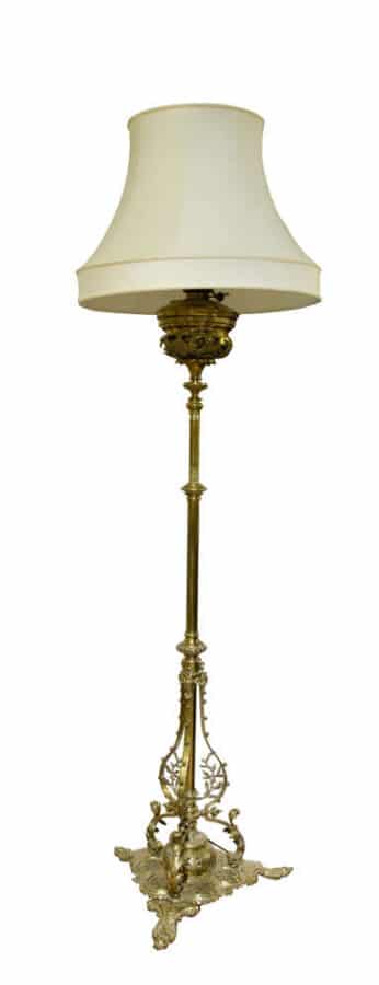 Good quality brass standard lamp Antique Lighting 7