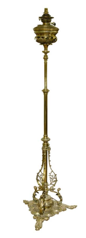 Good quality brass standard lamp Antique Lighting 6