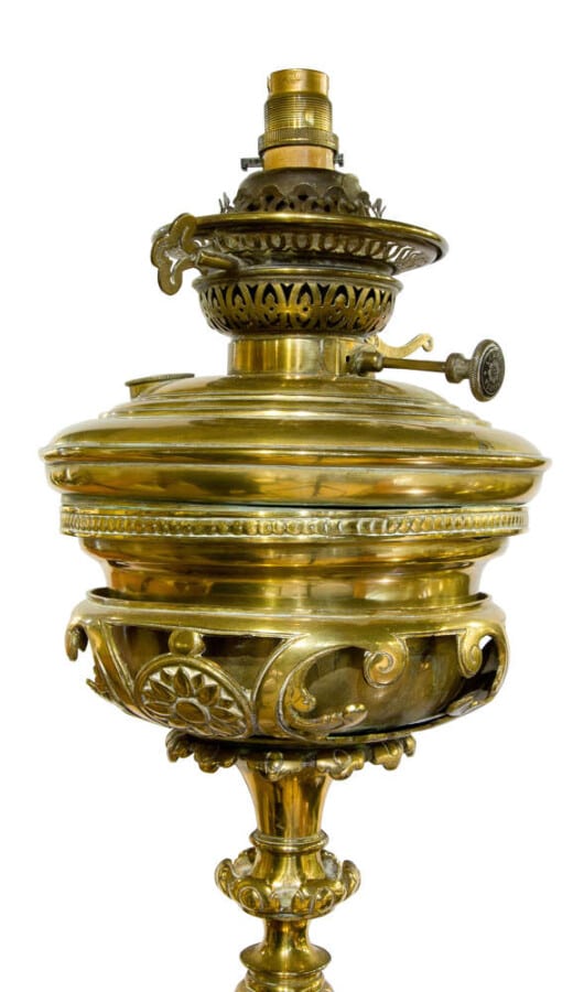 Good quality brass standard lamp Antique Lighting 5