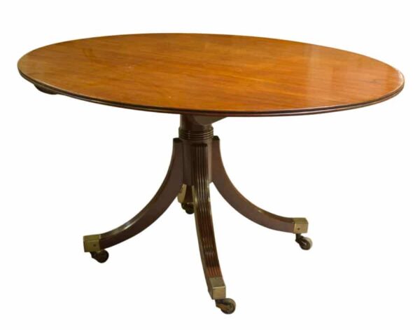 Regency Oval Mahogany Dining Table Antique Tables 3