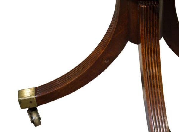 Regency Oval Mahogany Dining Table - Image 3