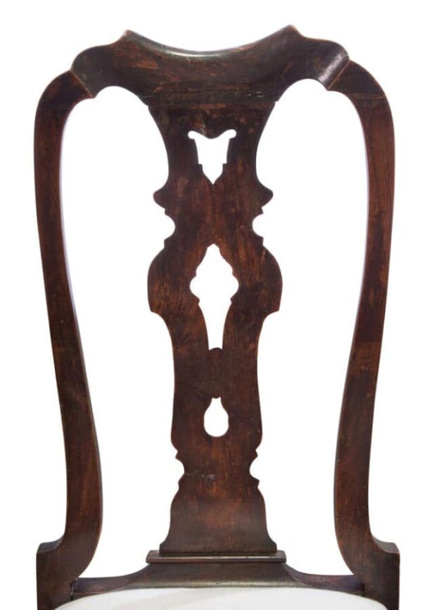Set of 8 Queen Anne style dining chairs - Image 5