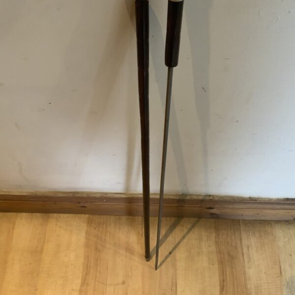 Elegant Gentleman’s walking stick sword stick with silver collar Miscellaneous 22