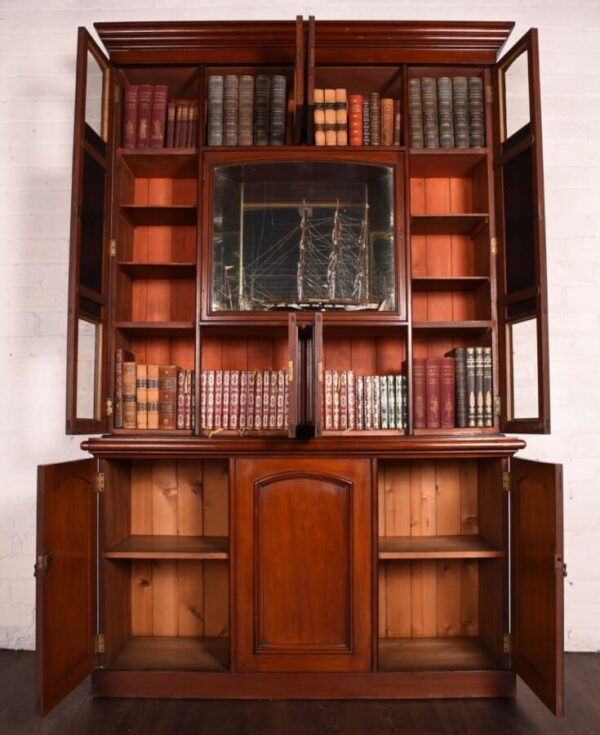 Victorian Mahogany Bookcase SAI1064 Antique Bookcases 13