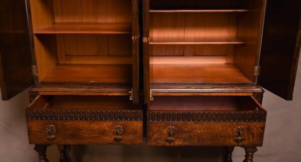 Scottish Oak Cabinet On Stand By A. Gardner And Son Glasgow SAI1347 Antique Cupboards 5