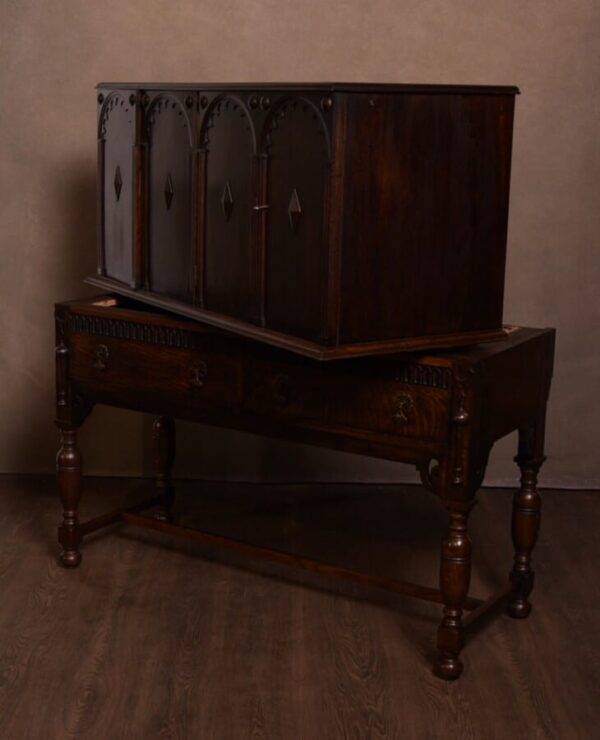 Scottish Oak Cabinet On Stand By A. Gardner And Son Glasgow SAI1347 - Image 19