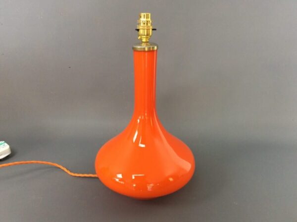 Mid Century Danish Holmegaard Lamp danish Antique Lighting 5