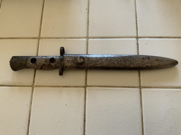 British bayonet and scabbard