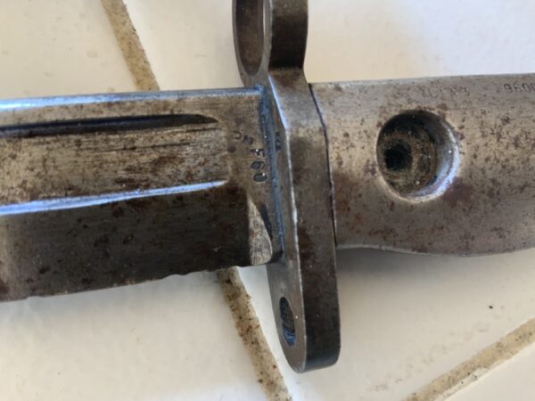 British bayonet and scabbard - Image 8