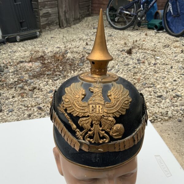 Imperial Germany Officers Helmet Antique Textiles 3