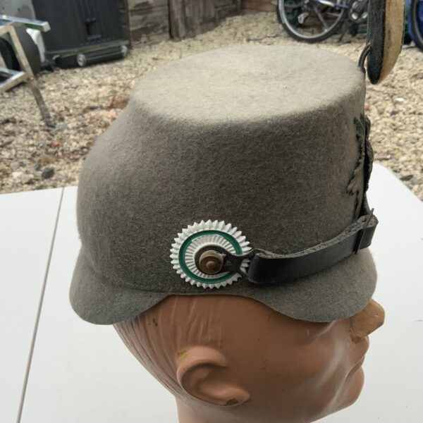 Imperial Germany Officers field Grey Hat Antique Textiles 5
