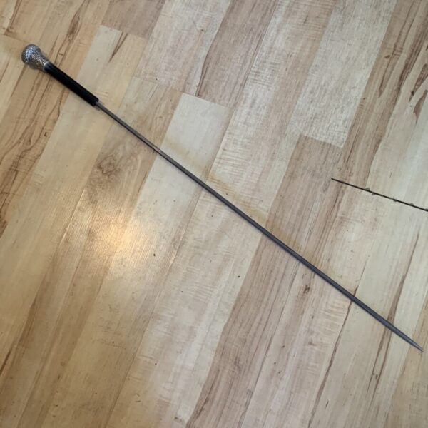 Gentleman’s walking stick sword stick with silver top grip - Image 15