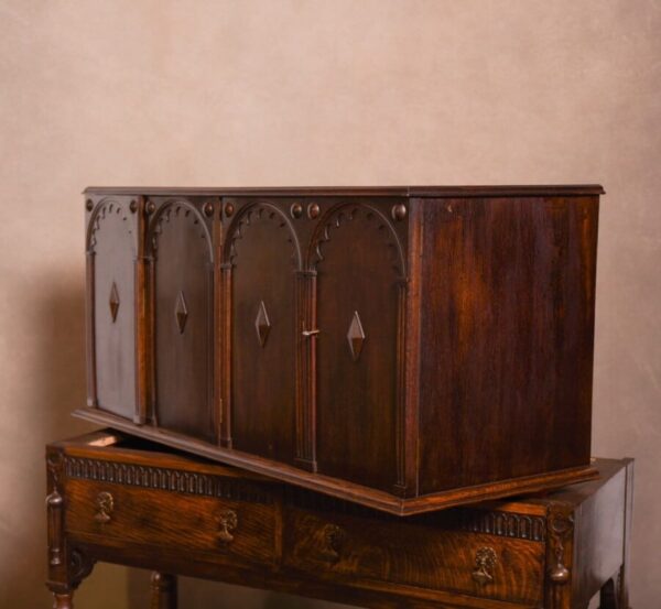 Scottish Oak Cabinet On Stand By A. Gardner And Son Glasgow SAI1347 Antique Cupboards 8