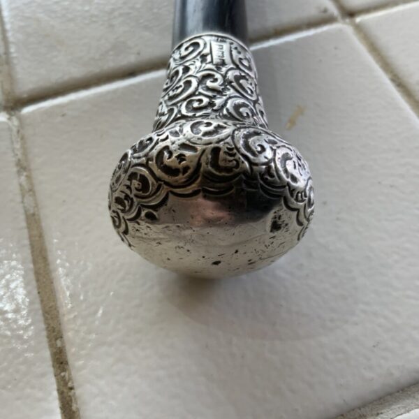Gentleman’s walking stick sword stick with silver top grip - Image 19