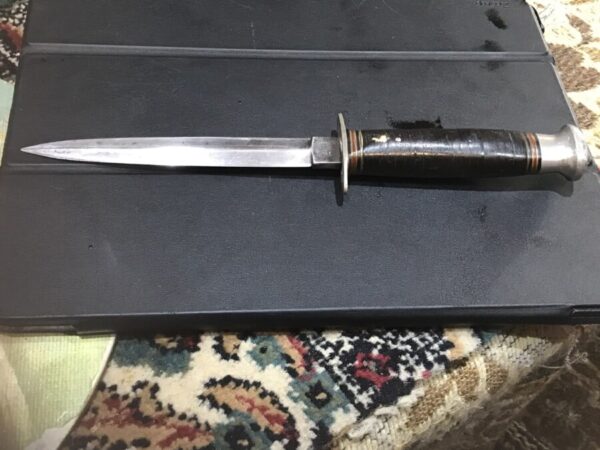 Fighting Knife Will Rogers Sheffield Antique Knives 10