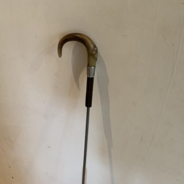Elegant Gentleman’s walking stick sword stick with silver collar - Image 14