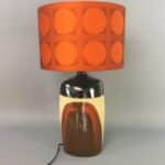 Mid Century Large Tremaen Cornish Studio Pottery Lamp lighting Antique Lighting