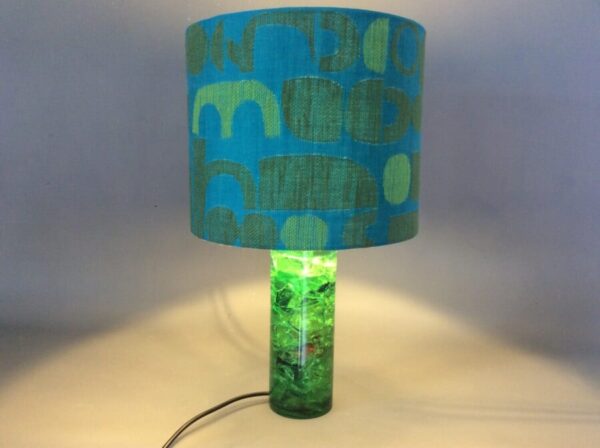 Mid Century Shatterline Table Lamp 1960's
