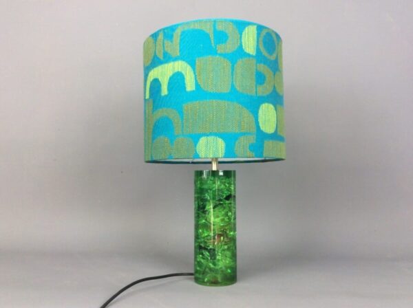 Mid Century Shatterline Table Lamp 1960’s lighting Antique Lighting 6