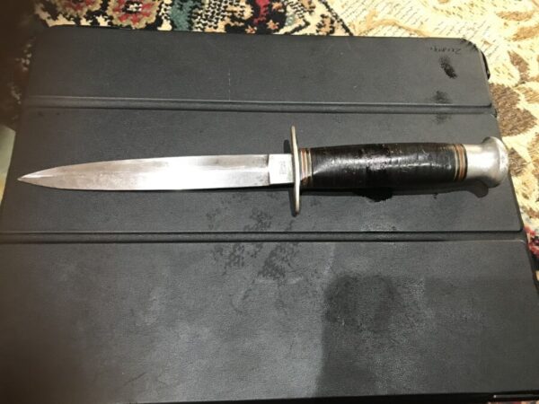 Fighting Knife Will Rogers Sheffield Antique Knives 3