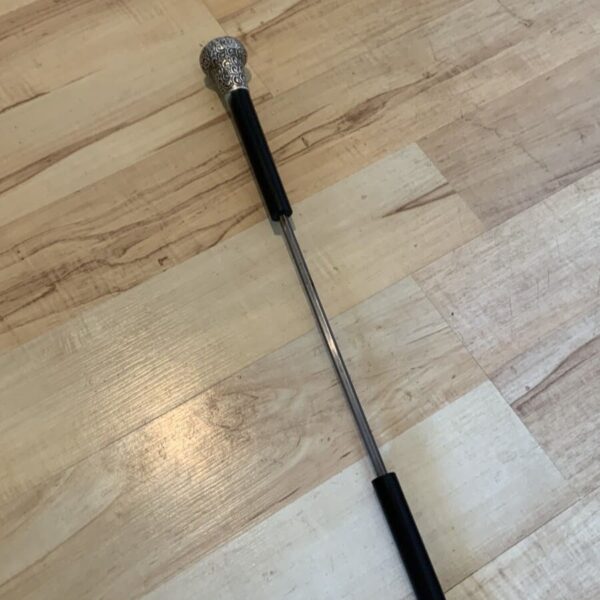 Gentleman’s walking stick sword stick with silver top grip - Image 9