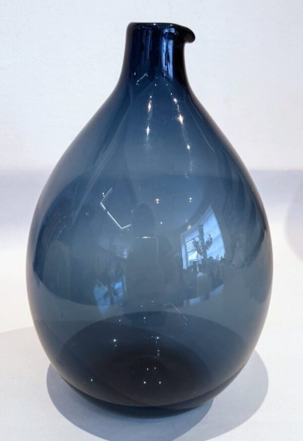Blue Bird Bottle Vase - Image 3