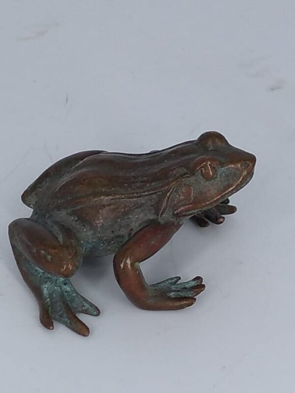 Bronze Frog Sculpture - Image 8