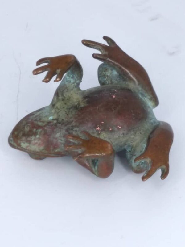 Bronze Frog Sculpture - Image 5