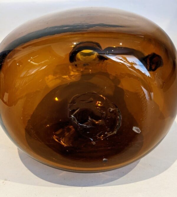 Brown Glass Flask - Image 4