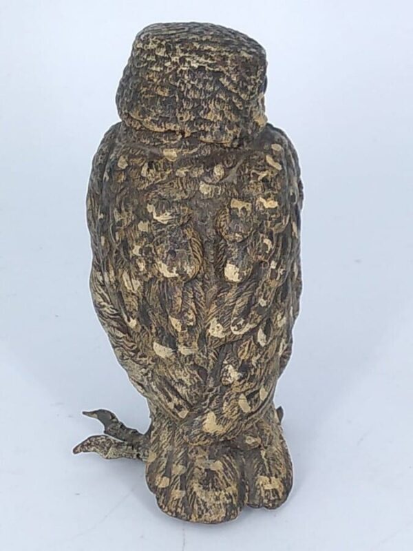 Cold Painted Bronze Owl - Image 6
