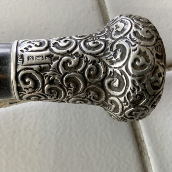 Gentleman’s walking stick sword stick with silver top grip - Image 20