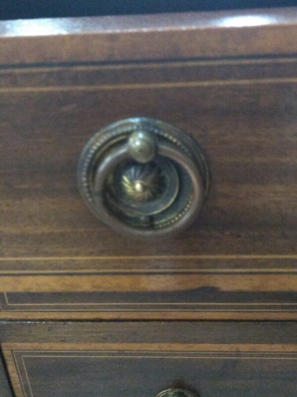 Heal's of London Inlaid Mahogany Desk / Dressing Table - Image 5