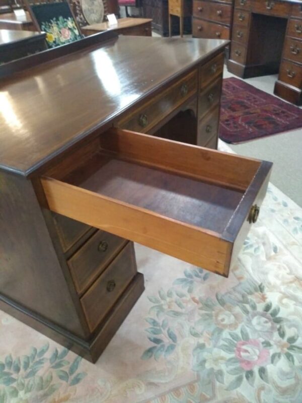 Heal's of London Inlaid Mahogany Desk / Dressing Table - Image 6