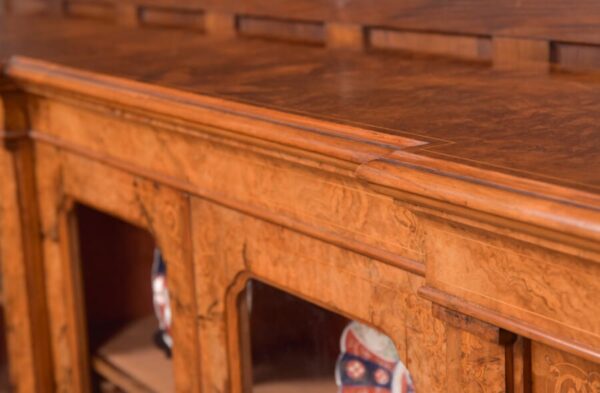 Victorian Walnut Breakfront Bookcase SAI2752 - Image 2