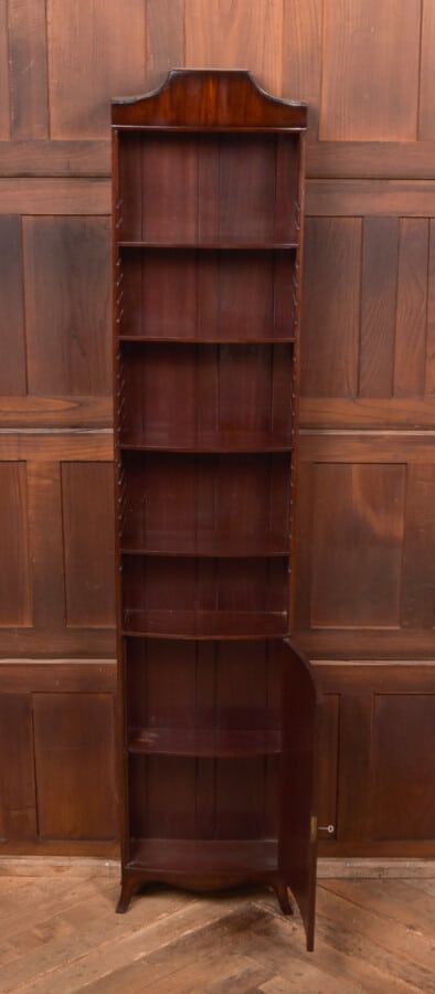 Pioneer Store Mahogany Slim Open Bookcase SAI2754 Antique Bookcases 15