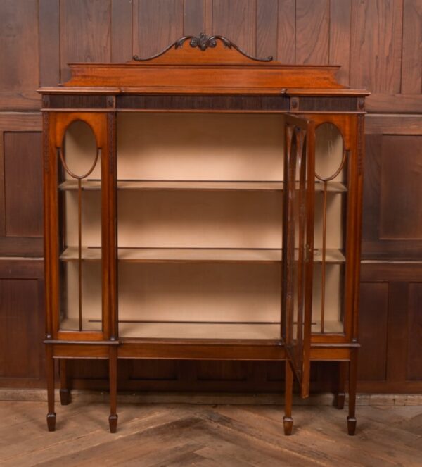 Edwardian Mahogany Display Cabinet SAI2737 Antique Cabinets 5