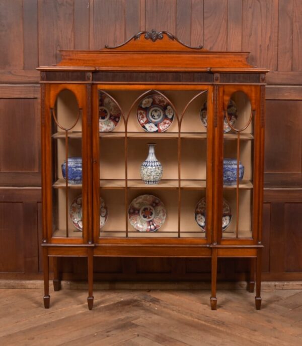 Edwardian Mahogany Display Cabinet SAI2737 Antique Cabinets 3