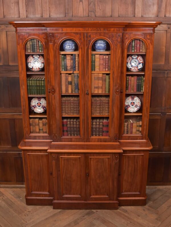 Victorian Mahogany Breakfront Bookcase SAI2756 Antique Bookcases 3