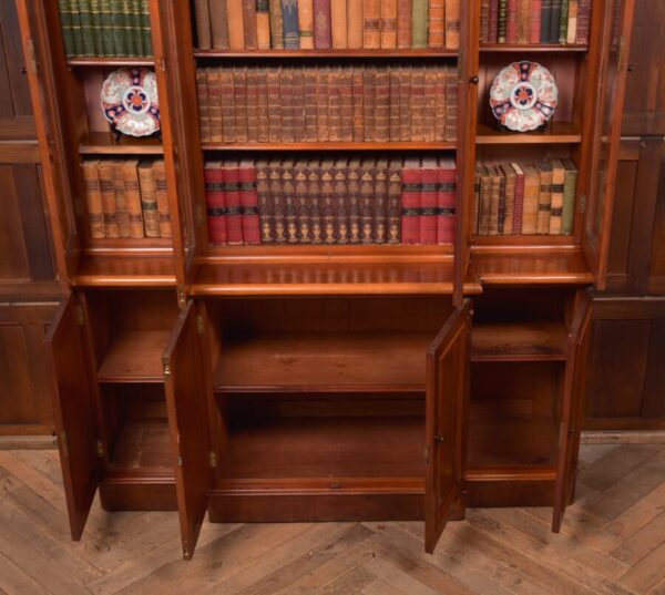Victorian Mahogany Breakfront Bookcase SAI2756 Antique Bookcases 9