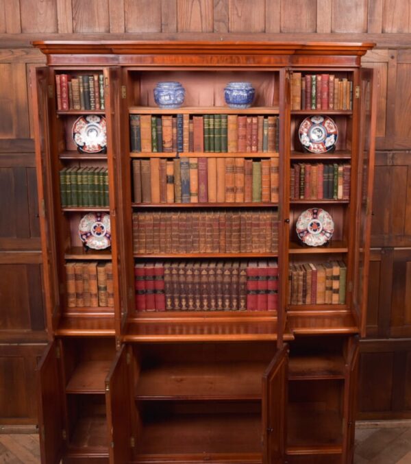 Victorian Mahogany Breakfront Bookcase SAI2756 Antique Bookcases 10