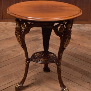 Gaskell Chambers Cast Iron Pub Table SAI2767 Gaskell Chambers Antique Furniture